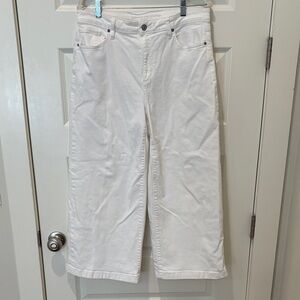 Chico's White Ankle & Cropped Jeans